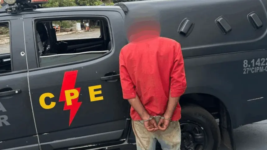 CPE Goianésia recaptura foragido da Justiça por crime de violência doméstica CPE Goianésia recaptura foragido da Justiça por crime de violência doméstica