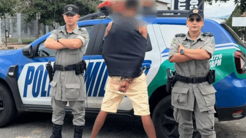 Homem é preso em Goianésia por violência doméstica e descumprimento de medida protetiva