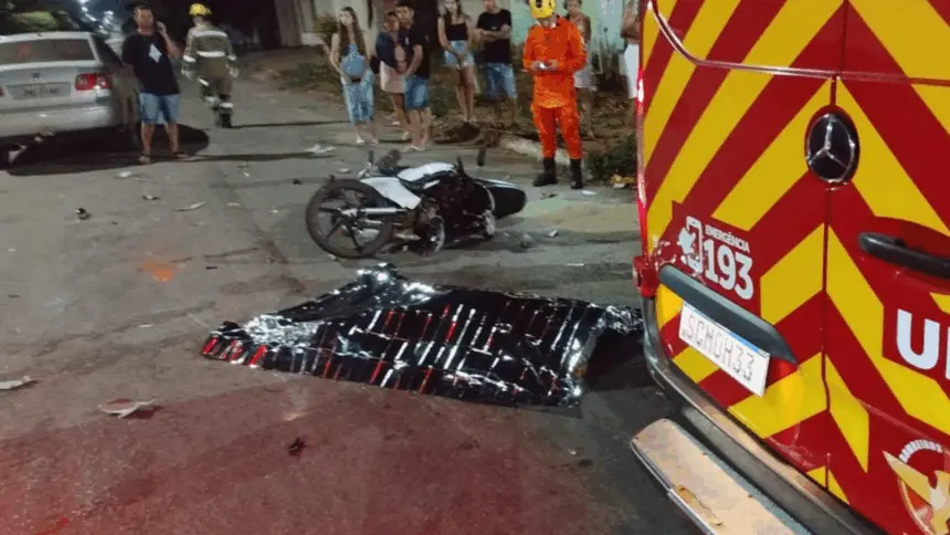 Urgente: Motociclista morre após se envolver em acidente no leste de Goianésia