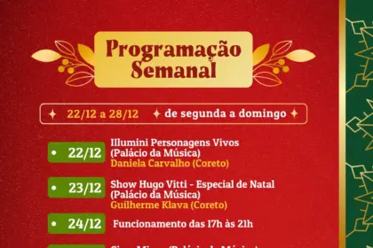 Confira programação artística do Natal do Bem para os próximos dias – Portal Goiás