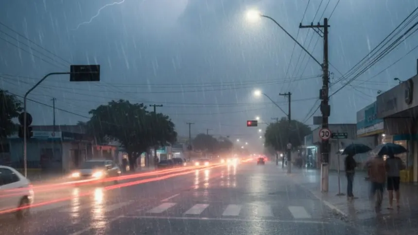 INMET emite alerta de chuvas intensas para Goianésia e região