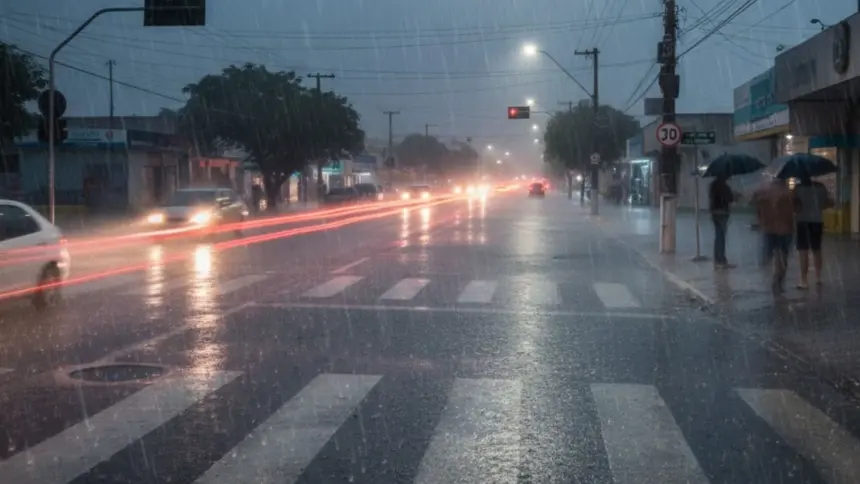 INMET emite alerta de chuvas intensas para região de Goianésia nesta quarta