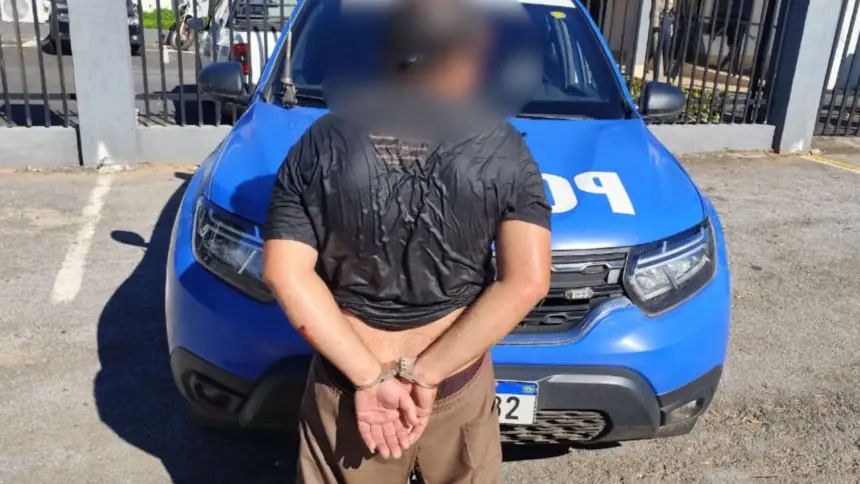 Homem que esfaqueou mãe e filho em Goianésia sofreu tentativa de linchamento antes de ser preso