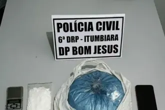 PCGO prende homem por tráfico de drogas em Bom Jesus de Goiás