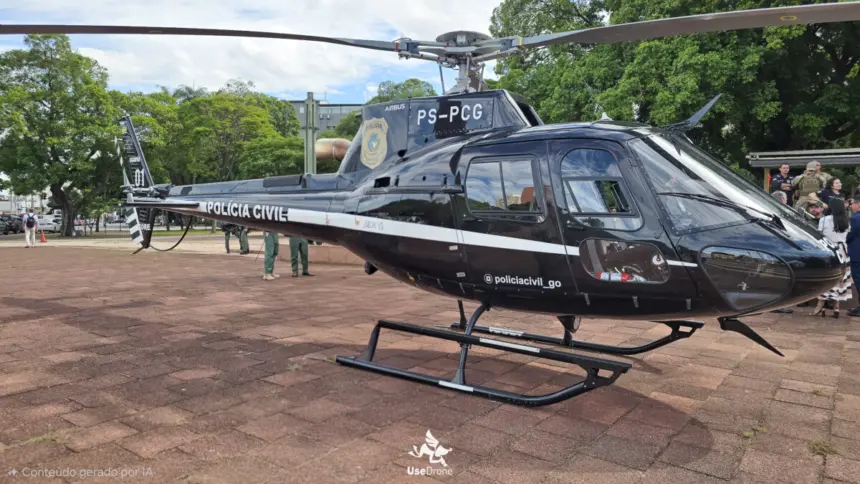 Novo Helicóptero – Mais tecnologia, agilidade e operacionalidade para a Polícia Civil de Goiás