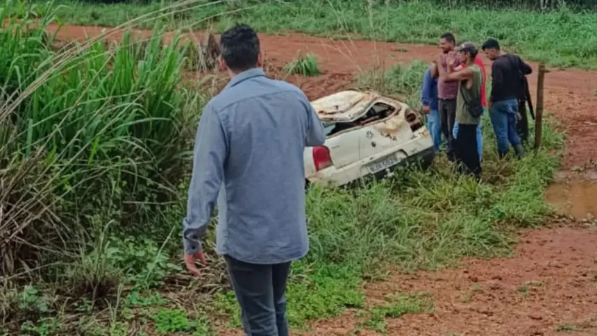 Bombeiro de Goianésia que estava de folga realiza resgate em grave acidente na GO-480