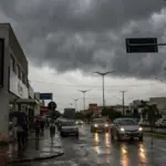 INMET emite alerta de chuvas intensas para Goianésia e região para as próximas horas
