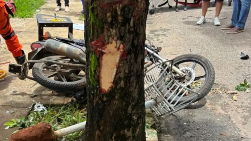 Urgente: Jovem de 18 anos morre após acidente de moto no Setor Sul