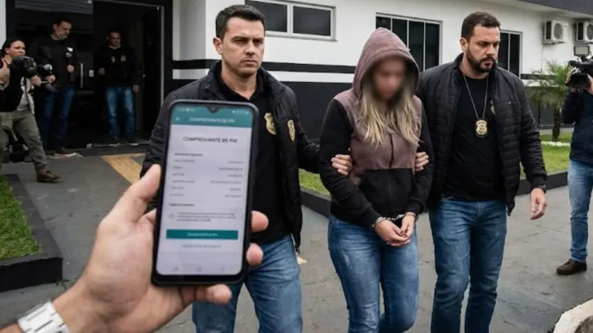 Polícia Civil prende mulher por aplicar golpe com comprovantes falsos de PIX em supermercado de Goianésia