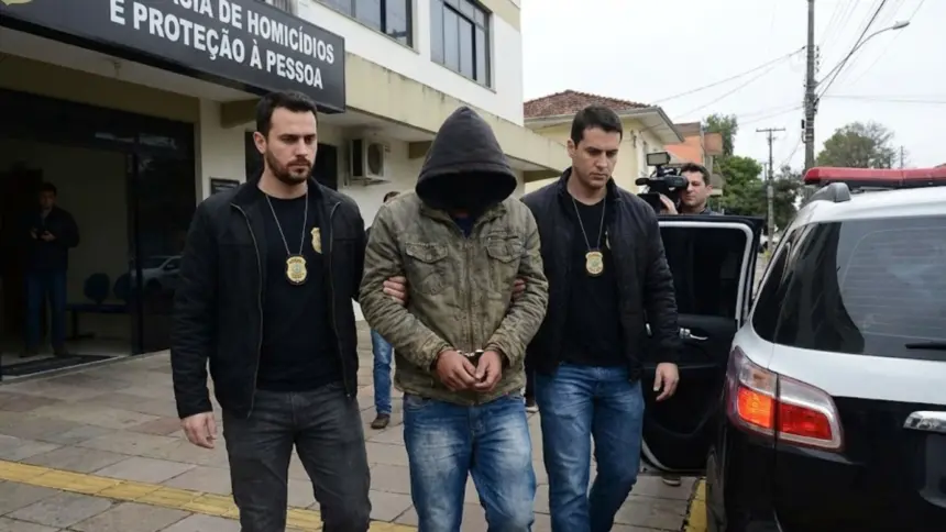 Polícia prende ex-funcionário de supermercado por matar funcionária a facadas Polícia prende ex-funcionário de supermercado por matar funcionária a facadas