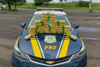 PRF apreende 20 kg de maconha em bagagem na BR-153