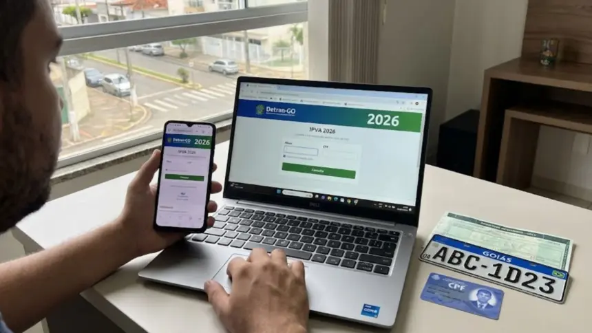Como consultar o IPVA 2026 em Goiás pelo CPF ou placa
