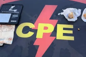 CPE Goianésia prende mais um traficante de drogas no Bairro Nova Aurora