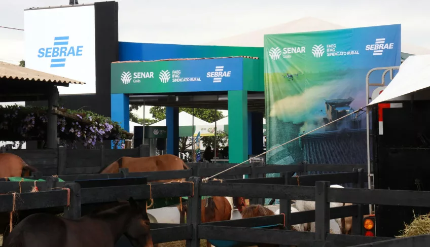Estande Sebrae/Senar na Tecnoshow concentra movimento intenso e transforma conteúdo em ação no campo | ASN Goiás