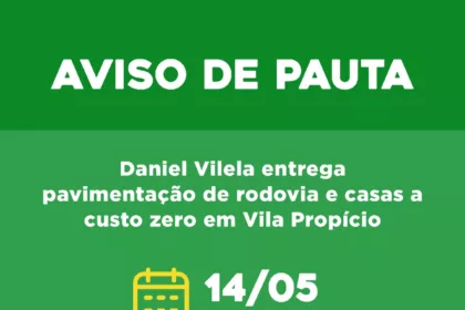 Agenda do governador para a tarde quinta-feira